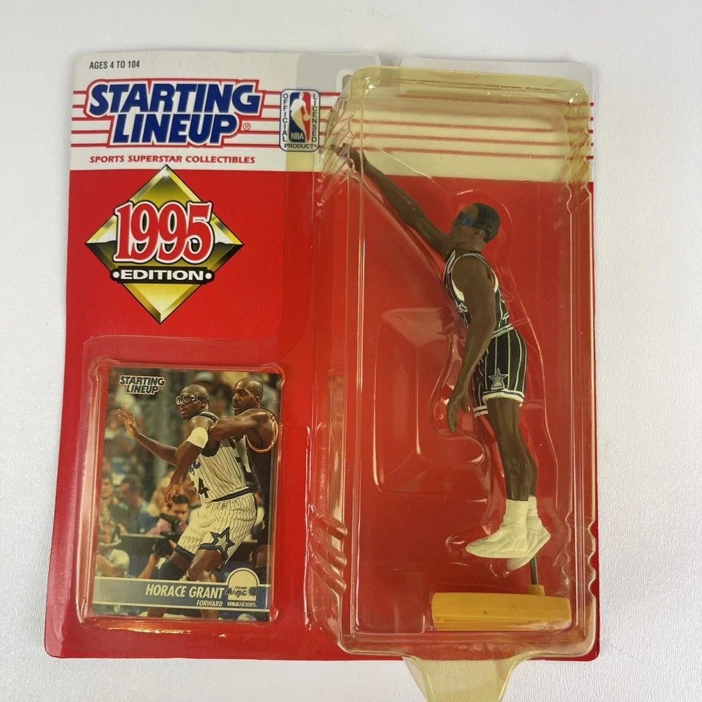 Starting Lineup 1995 Kenner NBA Orlando Magic Horace Grant Basketball Card